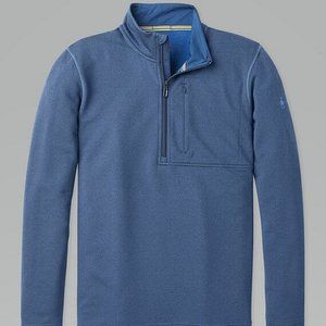 Smartwool Mens Navy Merino Sport 1/2 Zip Pullover